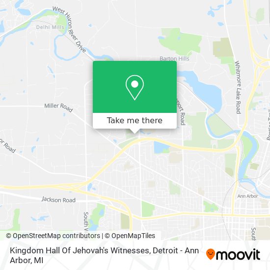 Kingdom Hall Of Jehovah's Witnesses map