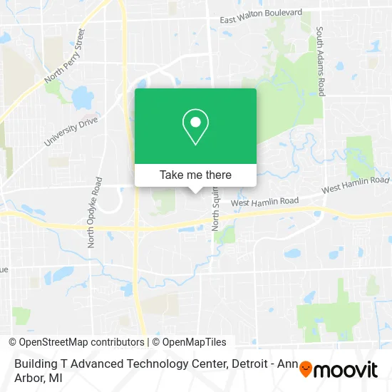 Building T Advanced Technology Center map