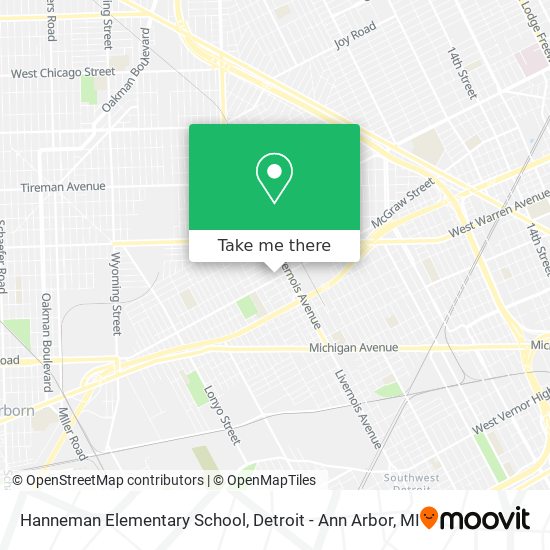 Mapa de Hanneman Elementary School