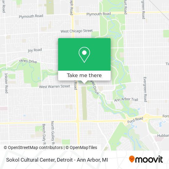 Sokol Cultural Center map