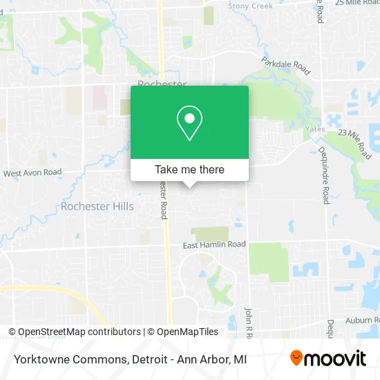 Yorktowne Commons map