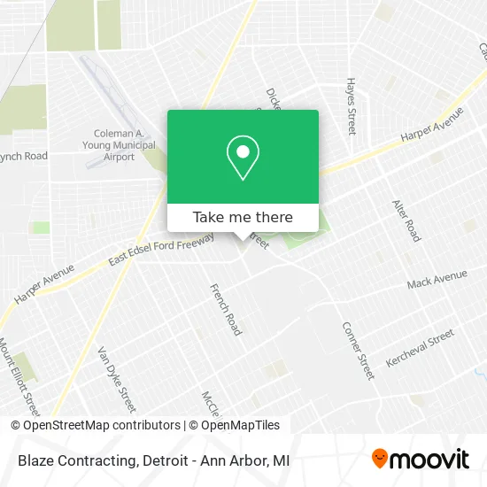 Mapa de Blaze Contracting