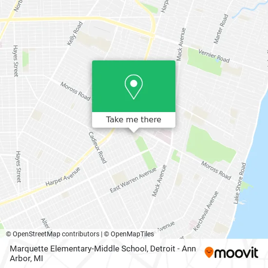 Mapa de Marquette Elementary-Middle School