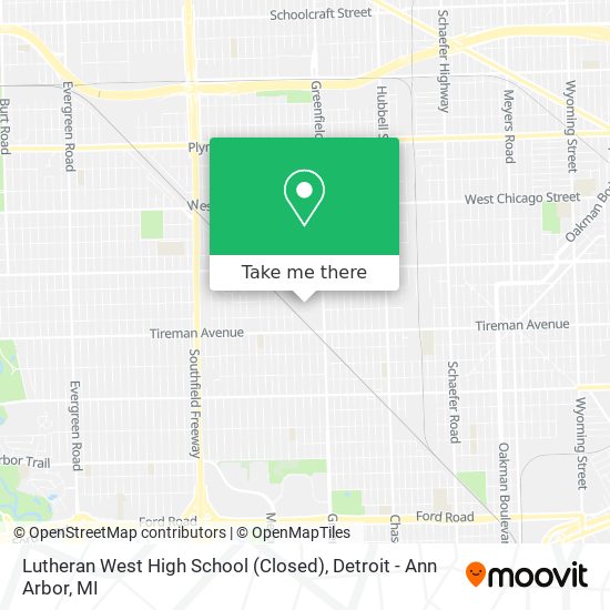 Mapa de Lutheran West High School (Closed)