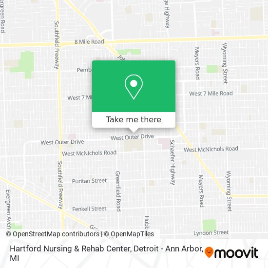 Mapa de Hartford Nursing & Rehab Center