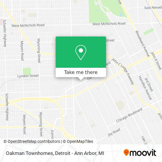 Oakman Townhomes map