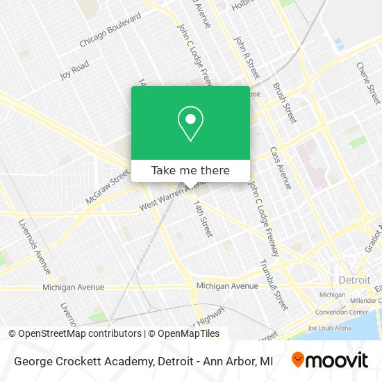 George Crockett Academy map