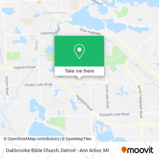 Mapa de Oakbrooke Bible Church