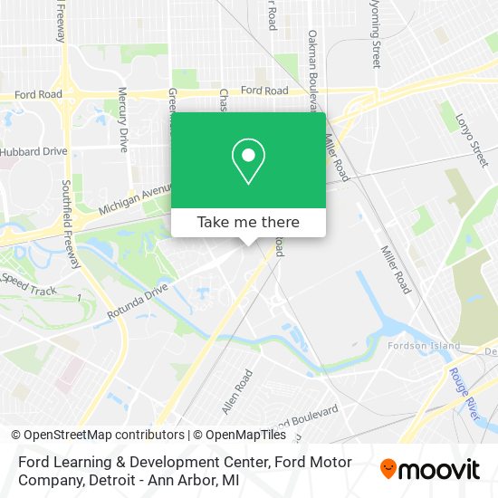 Ford Learning & Development Center, Ford Motor Company map