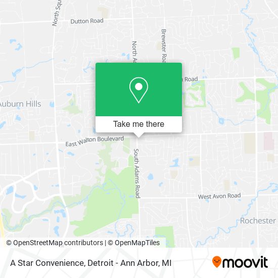 Mapa de A Star Convenience