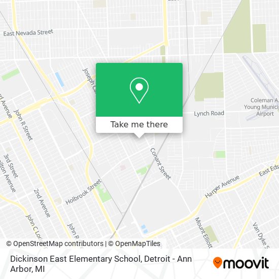 Mapa de Dickinson East Elementary School