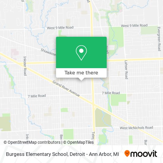 Mapa de Burgess Elementary School