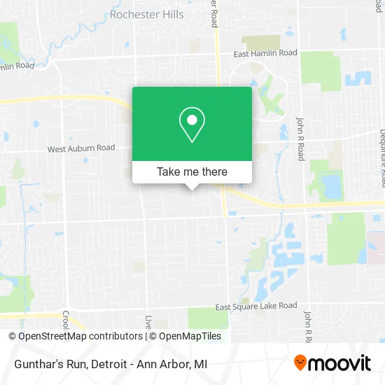 Gunthar's Run map