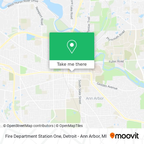 Fire Department Station One map