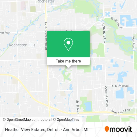 Heather View Estates map