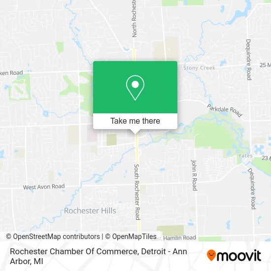 Rochester Chamber Of Commerce map