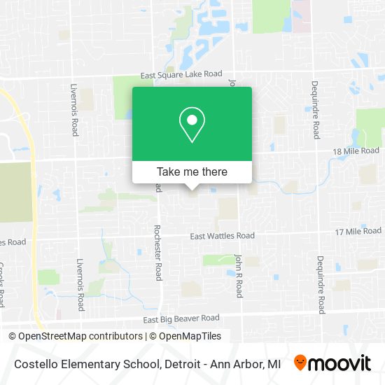 Mapa de Costello Elementary School