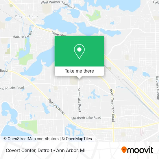 Mapa de Covert Center