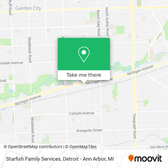 Mapa de Starfish Family Services