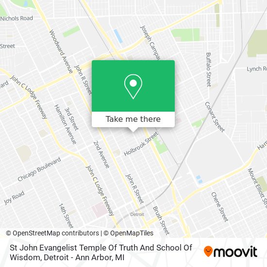 St John Evangelist Temple Of Truth And School Of Wisdom map
