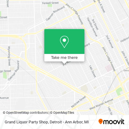 Grand Liquor Party Shop map