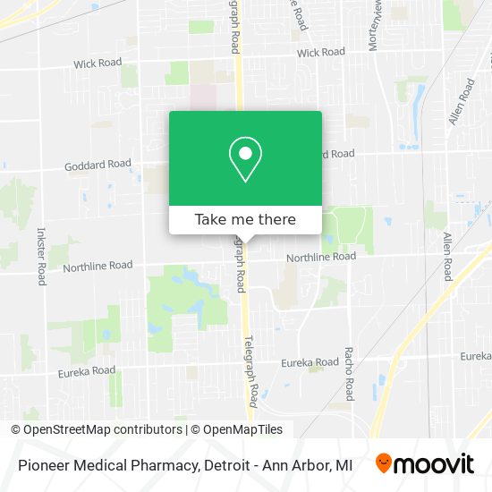 Mapa de Pioneer Medical Pharmacy