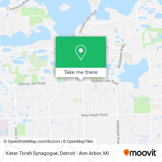 Keter Torah Synagogue map
