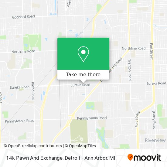 14k Pawn And Exchange map