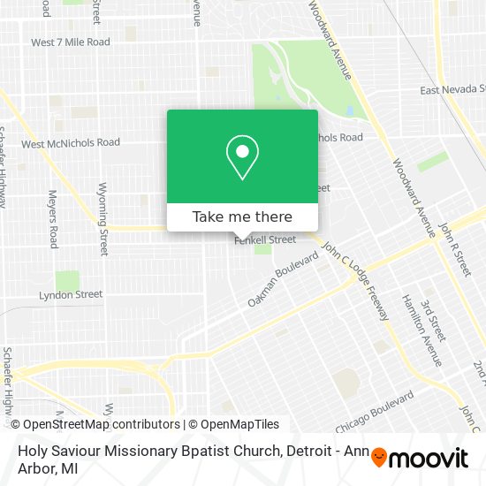 Holy Saviour Missionary Bpatist Church map