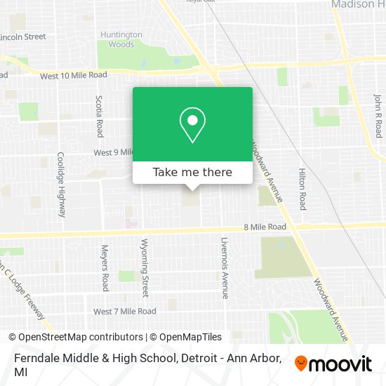 Mapa de Ferndale Middle & High School