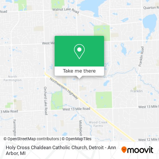 Holy Cross Chaldean Catholic Church map