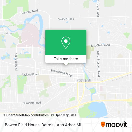 Mapa de Bowen Field House
