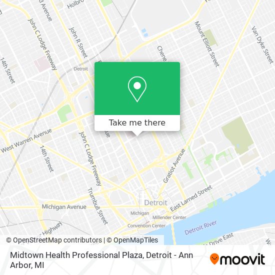 Midtown Health Professional Plaza map