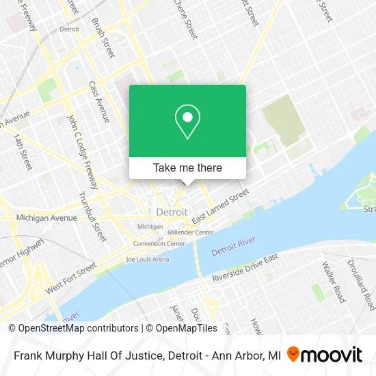 Frank Murphy Hall Of Justice map