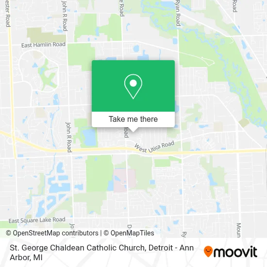 St. George Chaldean Catholic Church map