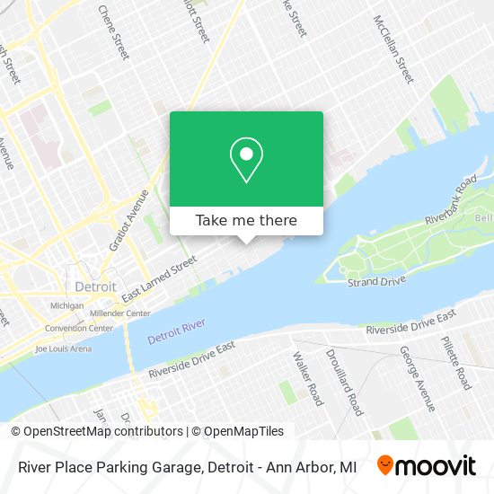 River Place Parking Garage map