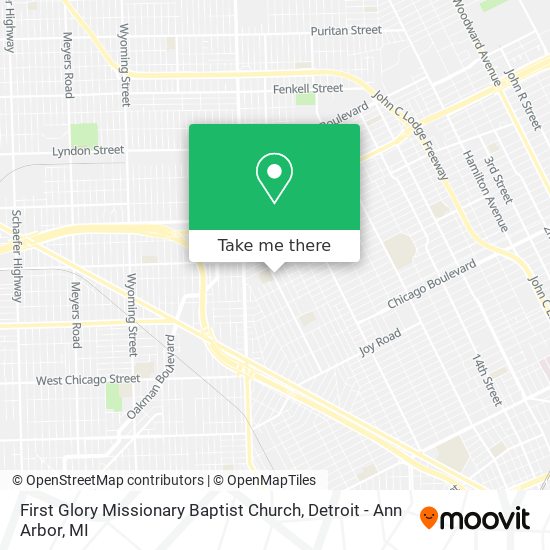 Mapa de First Glory Missionary Baptist Church