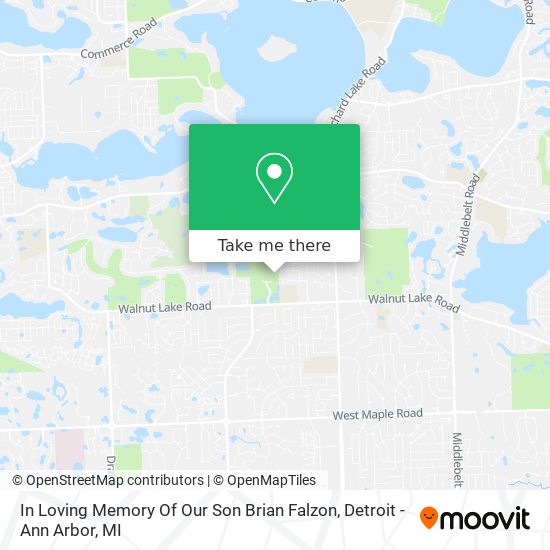 In Loving Memory Of Our Son Brian Falzon map