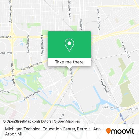 Mapa de Michigan Technical Education Center