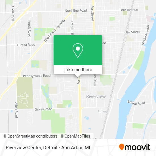 Riverview Center map