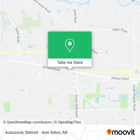 Mapa de Autozone