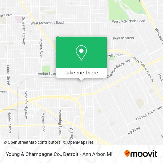 Young & Champagne Co. map