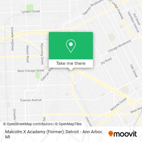 Mapa de Malcolm X Academy (Former)