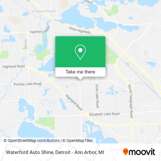 Waterford Auto Shine map