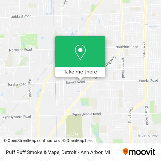 Puff Puff Smoke & Vape map