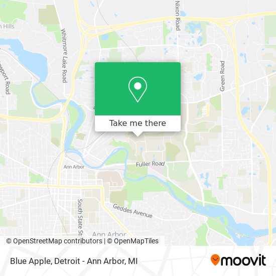 Blue Apple map