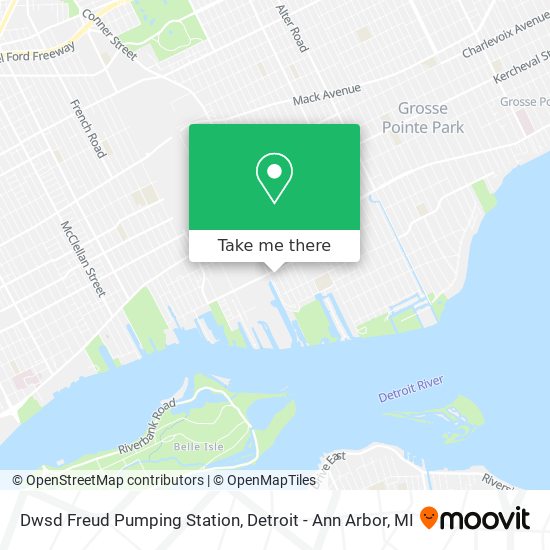 Mapa de Dwsd Freud Pumping Station