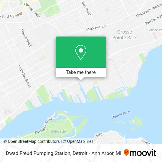 Dwsd Freud Pumping Station map