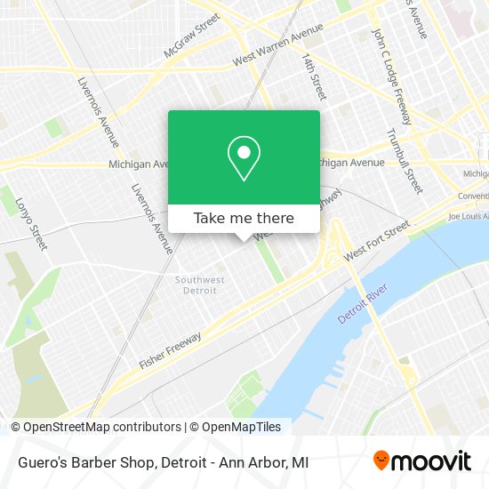 Mapa de Guero's Barber Shop