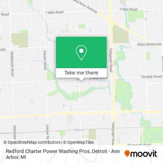 Mapa de Redford Charter Power Washing Pros